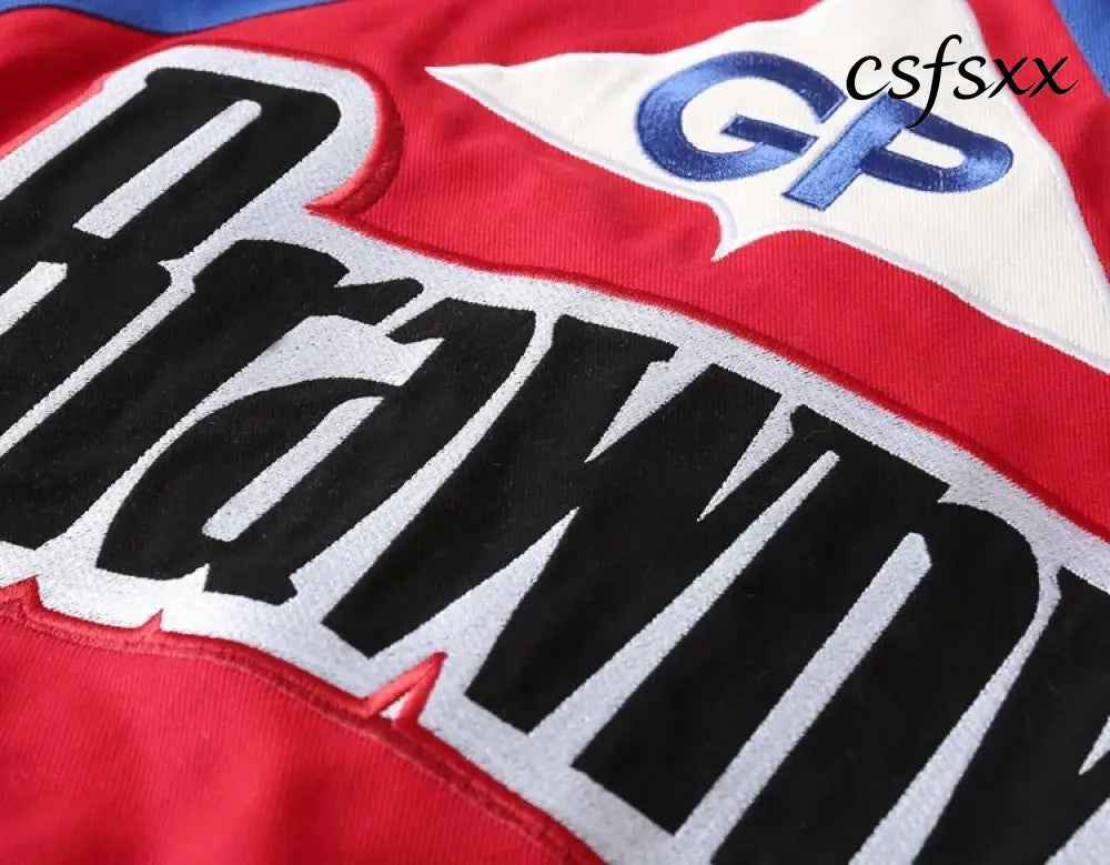2026 Spring/Autumn American Retro Sports Atmosphere Racing Style Heavy Embroidered Baseball Jacket