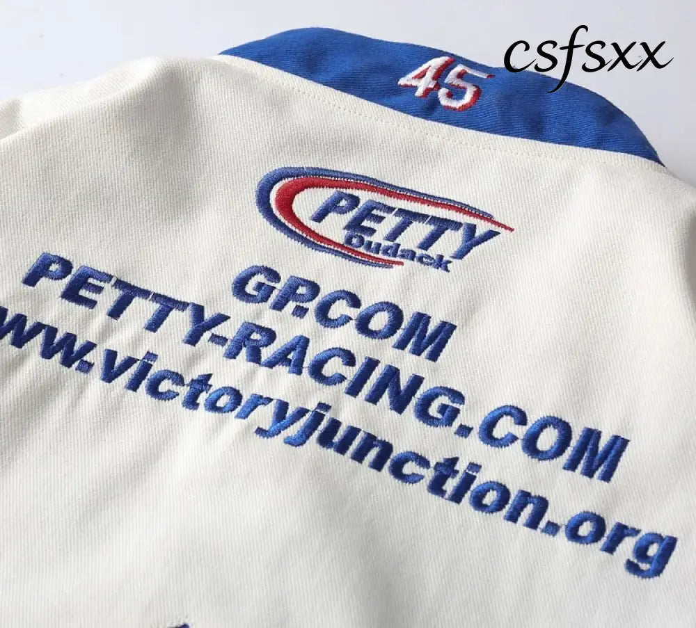 2026 Spring/Autumn American Retro Sports Atmosphere Racing Style Heavy Embroidered Baseball Jacket
