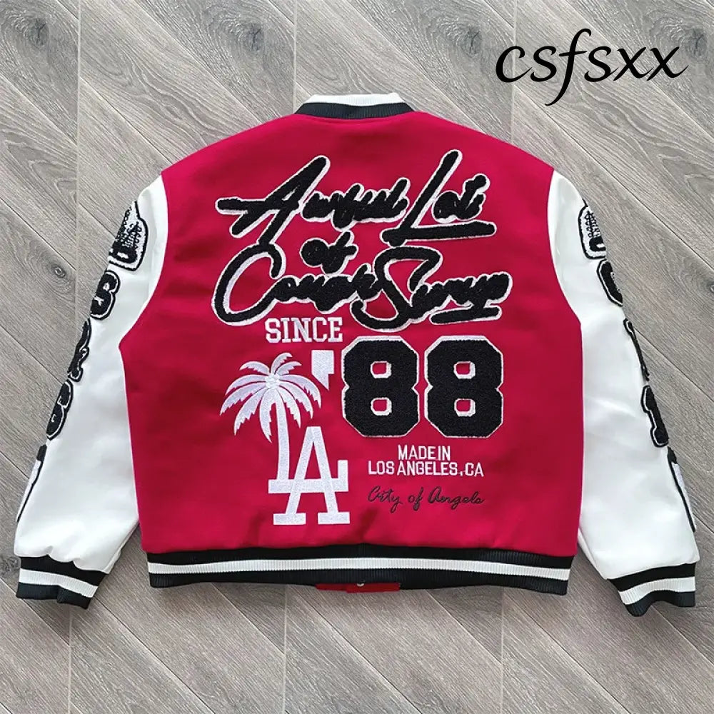 ALOC Heavy Industries Fully Embroidered Baseball Woolen Jacket Jacket ALOC26JK32