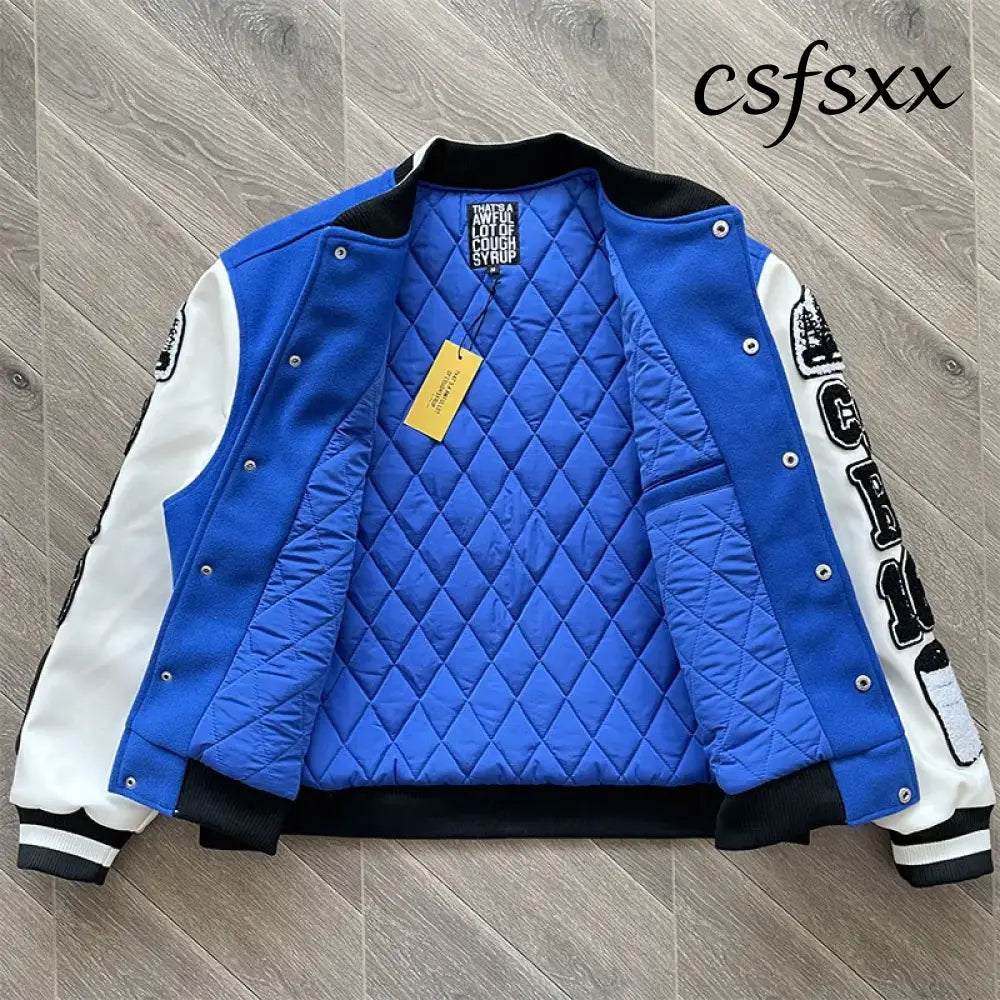 ALOC Heavy Industries Fully Embroidered Baseball Woolen Jacket Jacket ALOC26JK32