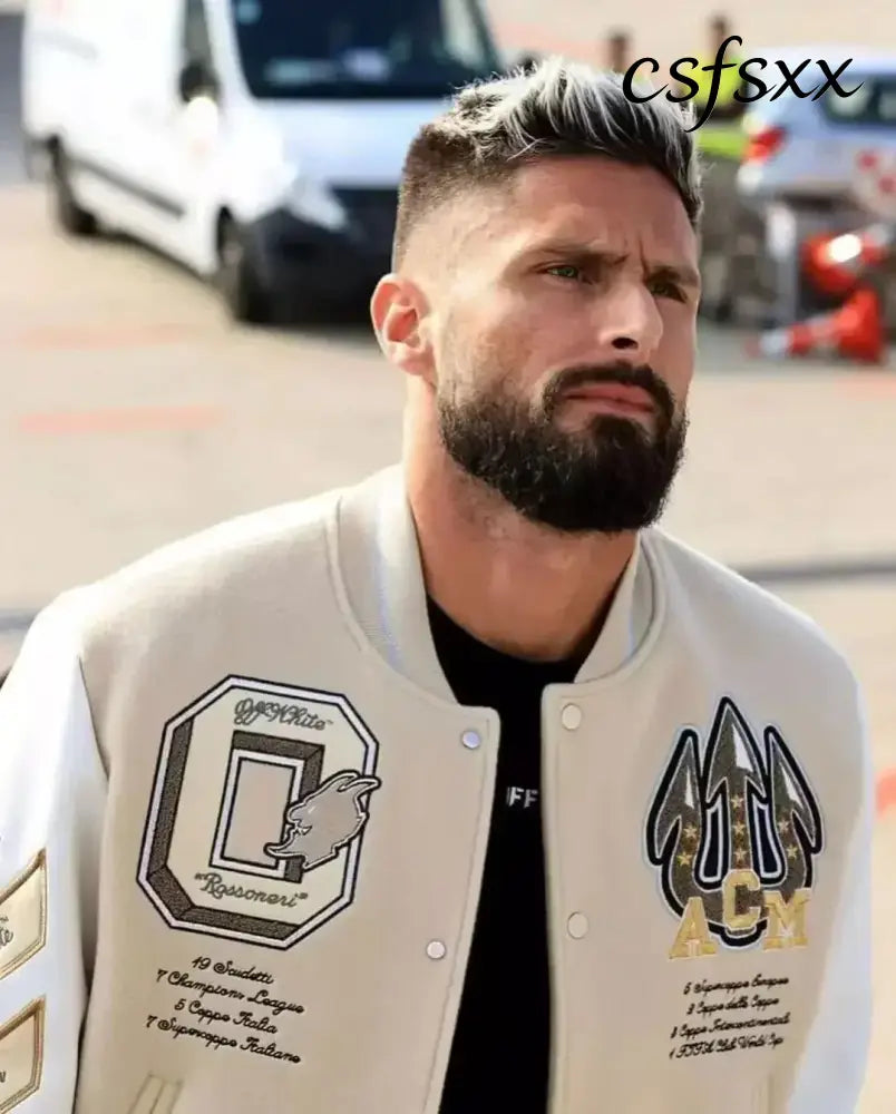 American Letter Embroidery Pattern Rhinestone High Quality Jacket And Coat Men Y2K New Street Hip Hop Vintage Baseball