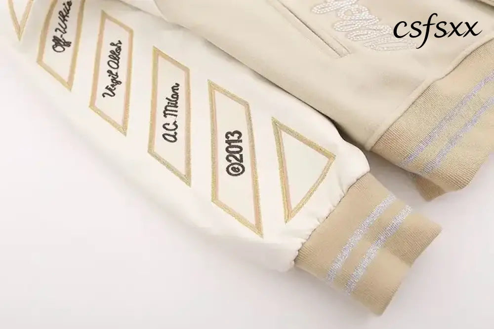 American Letter Embroidery Pattern Rhinestone High Quality Jacket And Coat Men Y2K New Street Hip Hop Vintage Baseball
