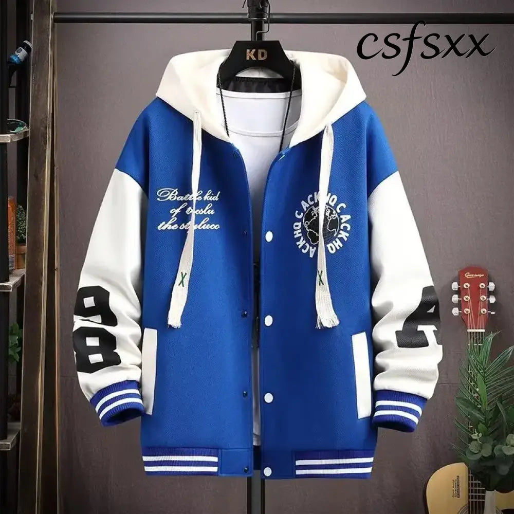 Autumn and winter men’s sweatshirt fashion Harajuku streetwear casual men’s clothing long-sleeve patterned hoodie