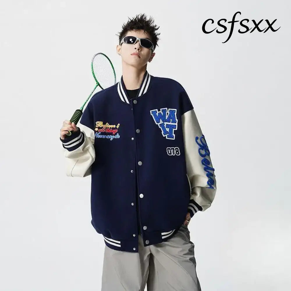Baseball Jackets High Quality Womens Fall Football Dancers Party Gym Custom Field Collage Commuting Education Moisture
