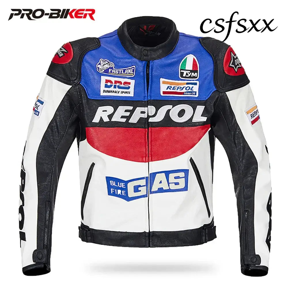 DUHAN Motorcycle Wear Men’s And Women’s Racing Wear PU Jacket Anti-Fall Off-Road Motorcycle Jacket Four Seasons