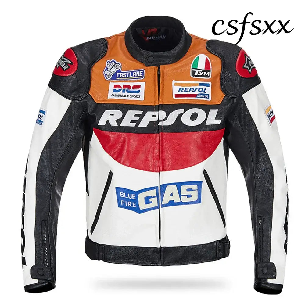 DUHAN Motorcycle Wear Men’s And Women’s Racing Wear PU Jacket Anti-Fall Off-Road Motorcycle Jacket Four Seasons