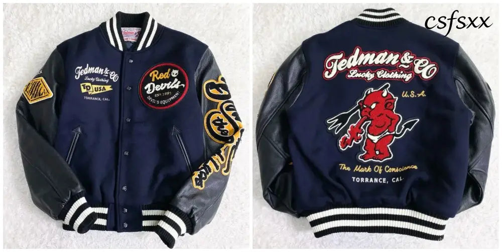 Embroidery Varsity Jacket Men PU Leather Sleeves Oversized Bomber Jackets Women Baseball Coats Streetwear Men Clothing