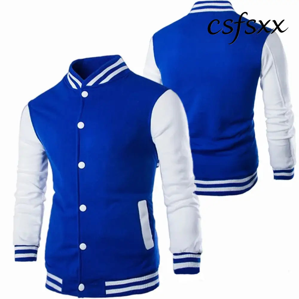 Hoodies Men Baseball Jacket Men Fashion Design Wine Red Mens Slim Fit College Varsity Jacket Men Harajuku Boy Sweatshirt