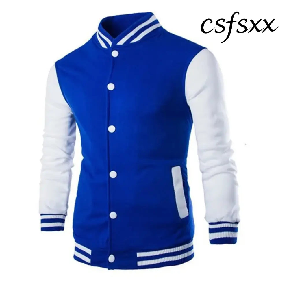 Hoodies Men Baseball Jacket Men Fashion Design Wine Red Mens Slim Fit College Varsity Jacket Men Harajuku Boy