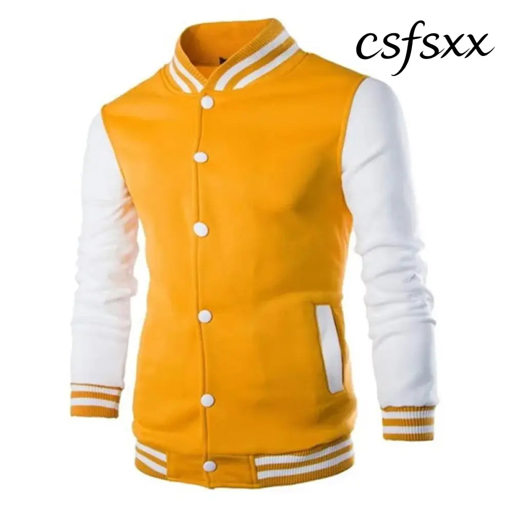 Hoodies Men Baseball Jacket Men Fashion Design Wine Red Mens Slim Fit College Varsity Jacket Men Harajuku Boy