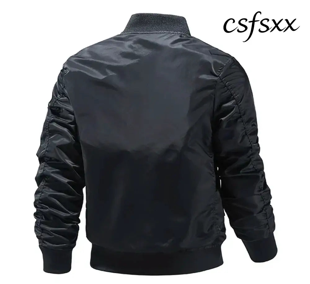 Men’s Spring Fall Lightweight Camouflage Bomber Jacket Windbreaker Softshell Varsity Jackets Men Golf Fashion