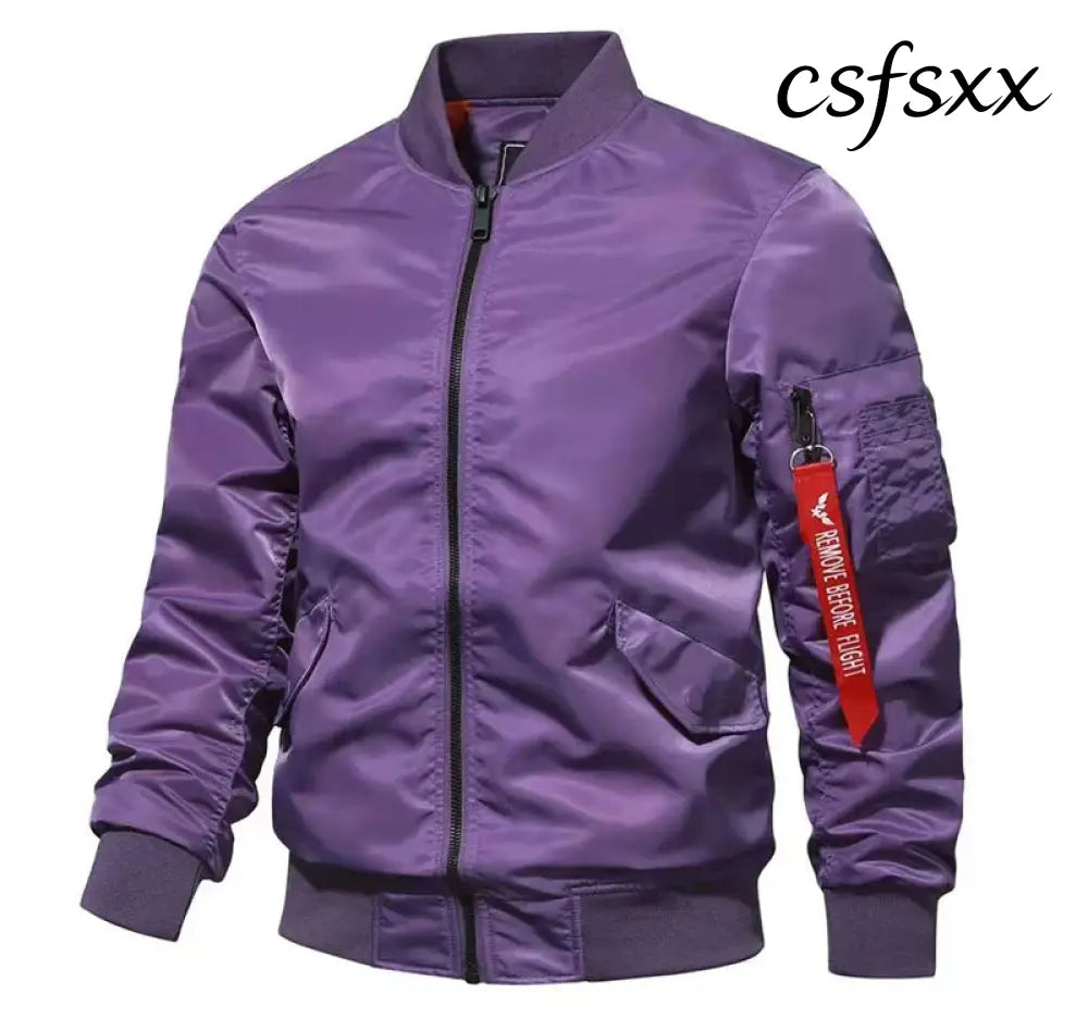 Men’s Spring Fall Lightweight Camouflage Bomber Jacket Windbreaker Softshell Varsity Jackets Men Golf Fashion