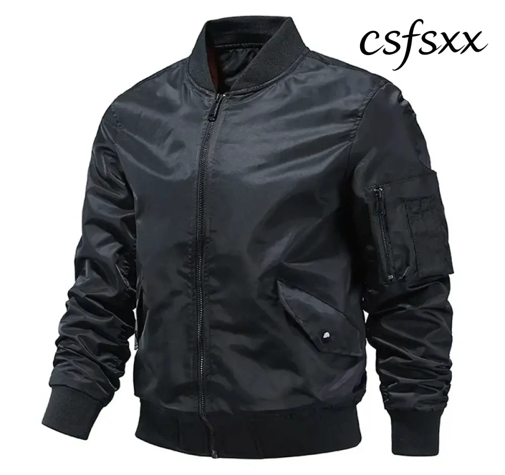 Men’s Spring Fall Lightweight Camouflage Bomber Jacket Windbreaker Softshell Varsity Jackets Men Golf Fashion