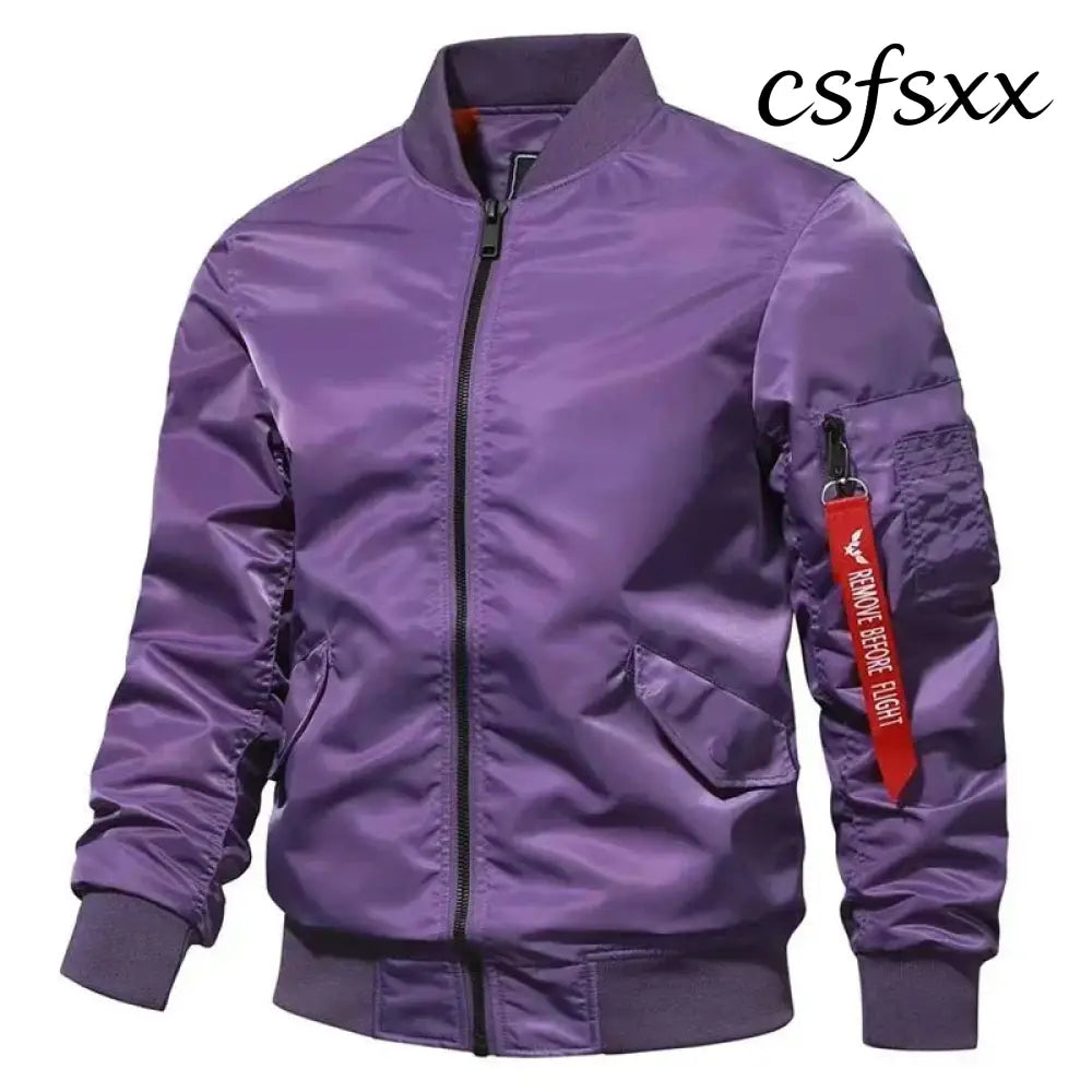 Men’s Spring Fall Lightweight Camouflage Bomber Jacket Windbreaker Softshell Varsity Jackets Men Golf Fashion