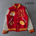New Fashion Sportswear for Men and Women Spring and Autumn Casual Streetwear Versatile Patchwork Color-Blocked Jacket