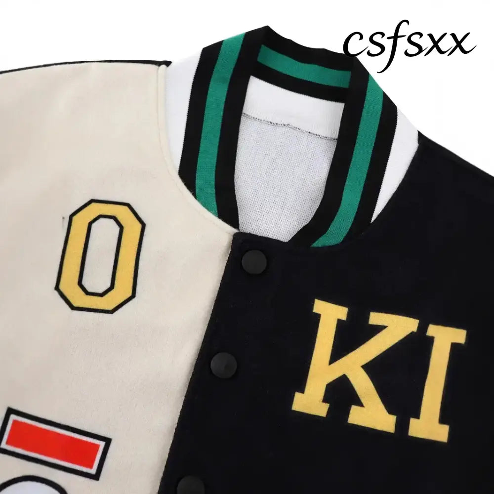 Retro Sport Letter Print Flight Jacket Women Short Casual Fashion Street Style Coat round Neck Full Sleeve Loose Fit