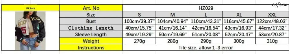 Retro Sport Letter Print Flight Jacket Women Short Casual Fashion Street Style Coat round Neck Full Sleeve Loose Fit