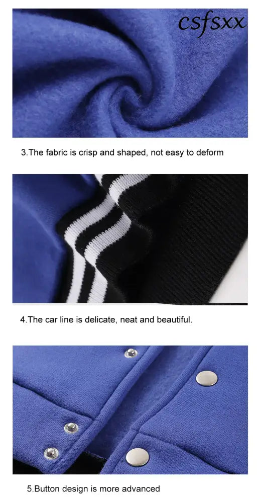 Roma First Change Print Male Jacket All-Match Fleece Baseball Jersey Vintage Casual Clothes Autumn Warm Loose Mens Coat