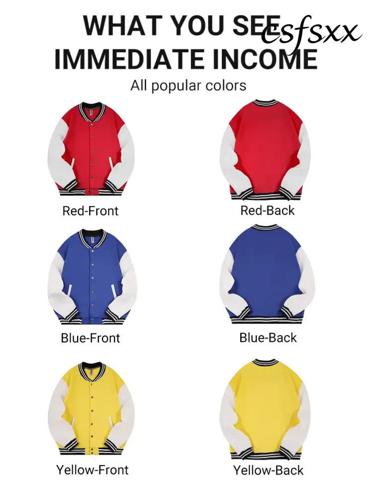 Roma First Change Print Male Jacket All-Match Fleece Baseball Jersey Vintage Casual Clothes Autumn Warm Loose Mens Coat